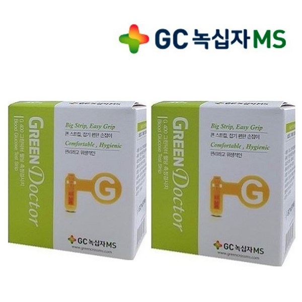 녹십자 G400 그린닥터 혈당시험지