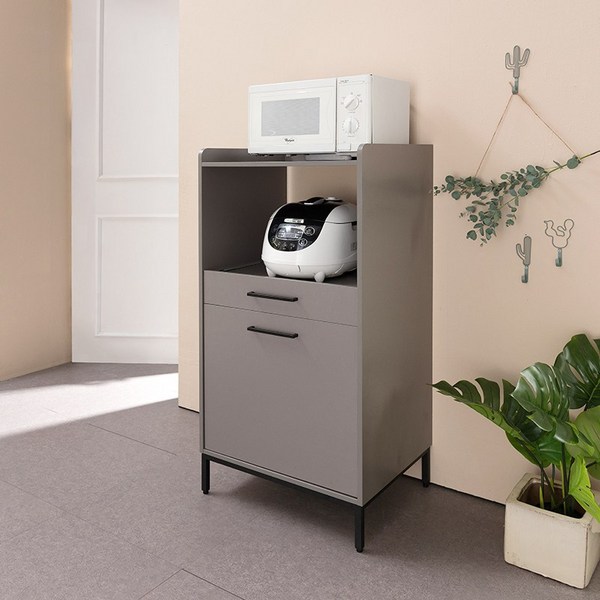  리바트키친 트루 렌지대, 그레이/블랙, 2단 