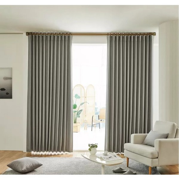 커튼명가 창 커튼 겉커튼 암막커튼 520×230/240cm 웨이브 형상가공