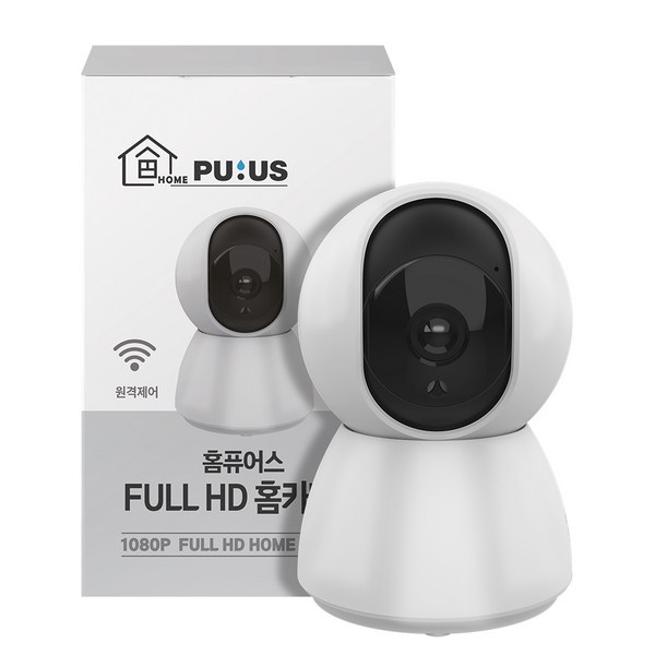 퓨어스 1080P FULL HD 홈카메라 가정용 CCTV