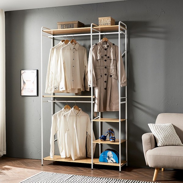  이케아 행거 시스템 행거 화이트 우드 옷걸이 드레스룸 스탠드 옷걸이 2단 선반형 행거 