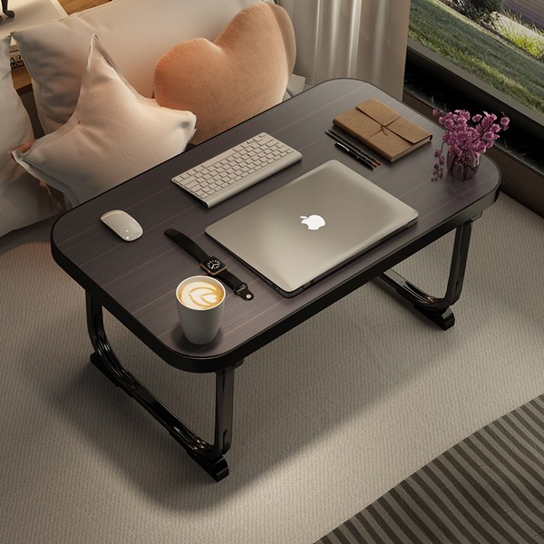  라이프모아 다목적 접이식 베드테이블, 1개, 블랙 