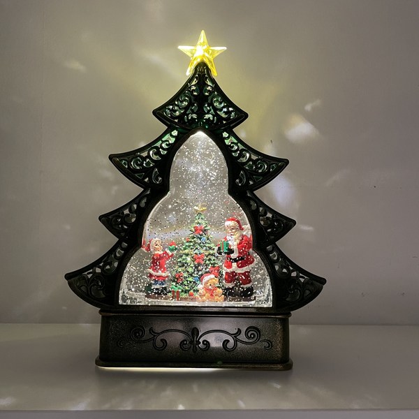 파티지엥 크리스마스 오르골 스노우볼 워터볼 장식 소품 선물, 06-A. 트리오르골_선물산타