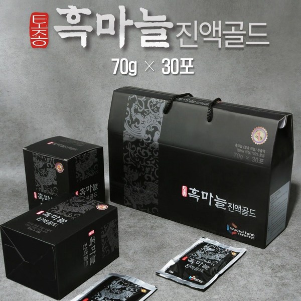 국산 흑마늘진액 골드 (70g x 30p) _ 7101EA ppm*3265go, 30개, 0.07l