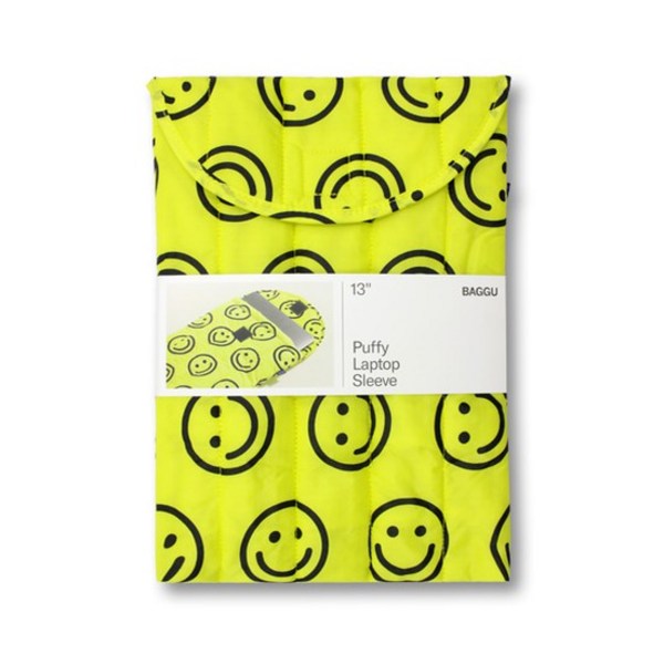 [바쿠백] 노트북 파우치 13인치 Yellow Happy, 없음