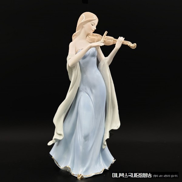  미나박스 도자기 야드로인형 피겨린 장식 인형 1/ 도자기 피겨린 야드로 스타일 웨딩 선물 포슬린 유럽 엔틱 장식 인형, 5.바이올린여인w 