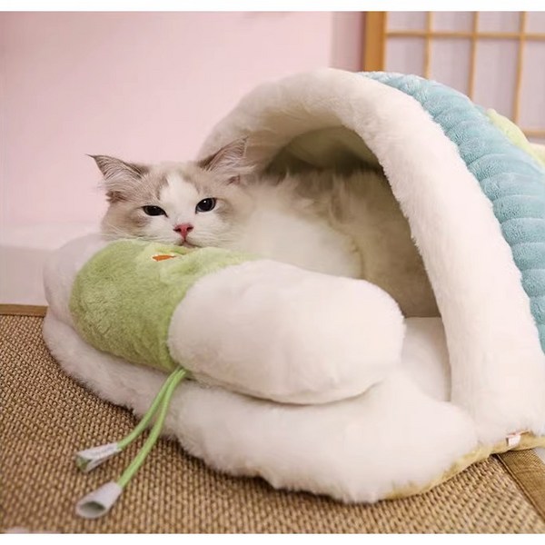 PCTN 고급 고양이 이불베개세트 캣배딩 애견이불집 강아지 이불배게세트 Pet Bedding Set, PCTN 스카이 블루