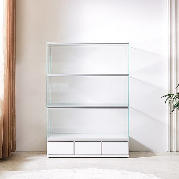 샤인 유리 피규어 레고 장식장 진열장 900, 1단