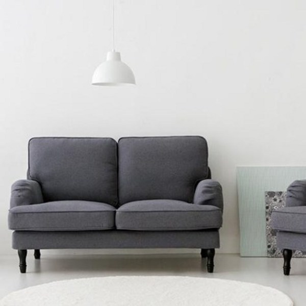 고급 패브릭 소파 쇼파 밀란 밀로 모듈 앙에르스뷔 아쿠아텍스 쇠데르함 이케아 한샘, 3인, 다크그레이