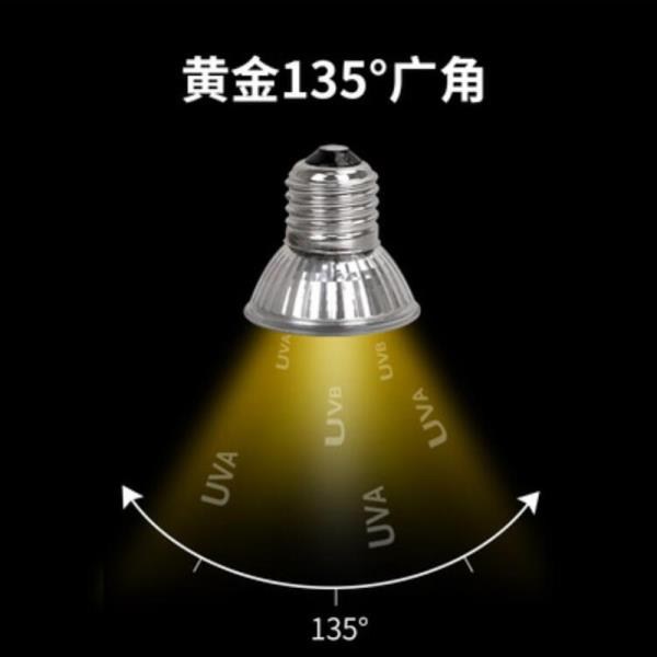 크레스티드게코 UVA 열 램프