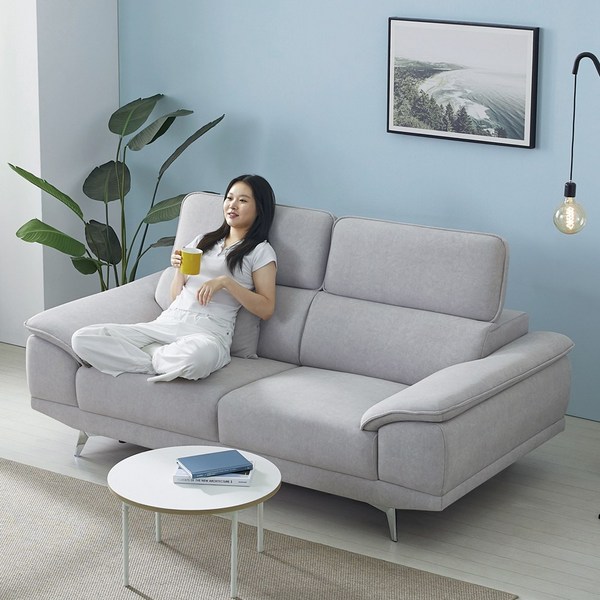 규수방 3인용 아쿠아텍스 프리미엄 패브릭 소파, 3인용 그레이