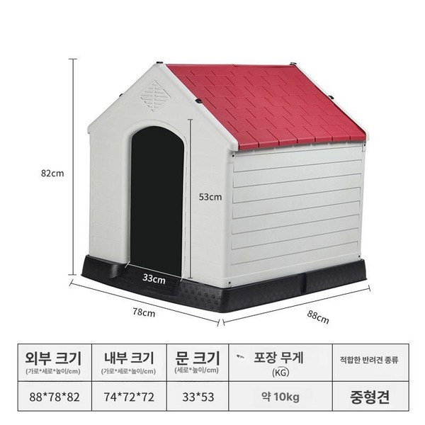 대형견 하우스 실외개집