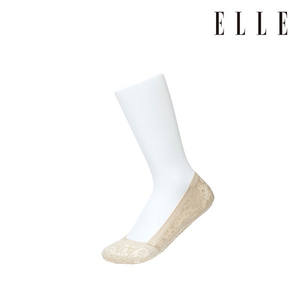 엘르 ELLE 숙녀 레이스 덧버선