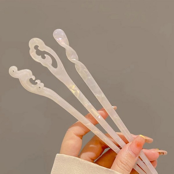 리빙준 마블 빈티지 한복 헤어 비녀