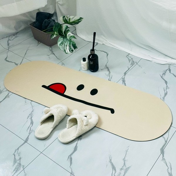 주방용 규조토 발매트 120x40cm, 쩝쩝