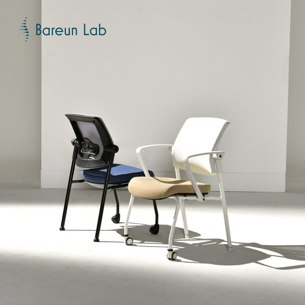 바른자세연구소 듄DUNE 책상의자 학생 컴퓨터 공부의자 회의용 독서실 서울대의자, 기본세트, 블랙, 네이비