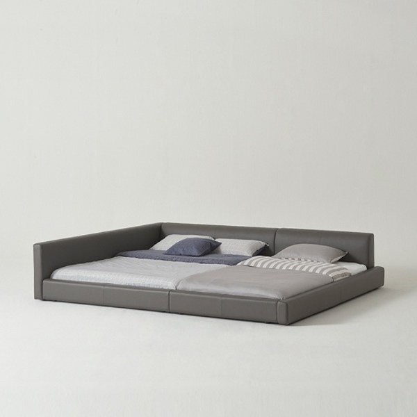 한샘 스테디2 패밀리침대 Q+SS_한쪽가드(색상2종)+노뜨컴포트, A형: 모던 그레이(A)