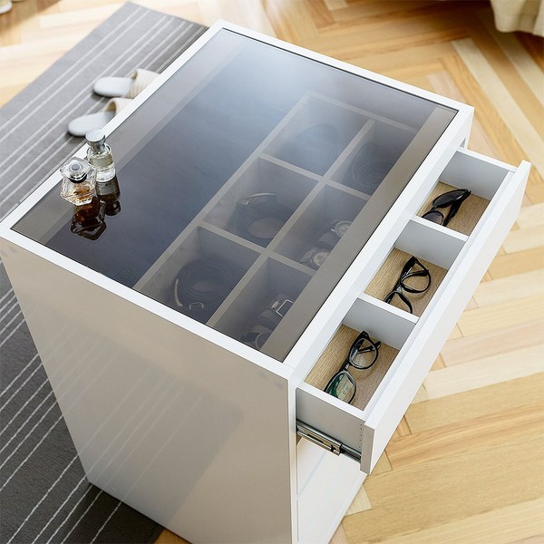  원스홈 코디 600 아일랜드 서랍장, 올화이트 