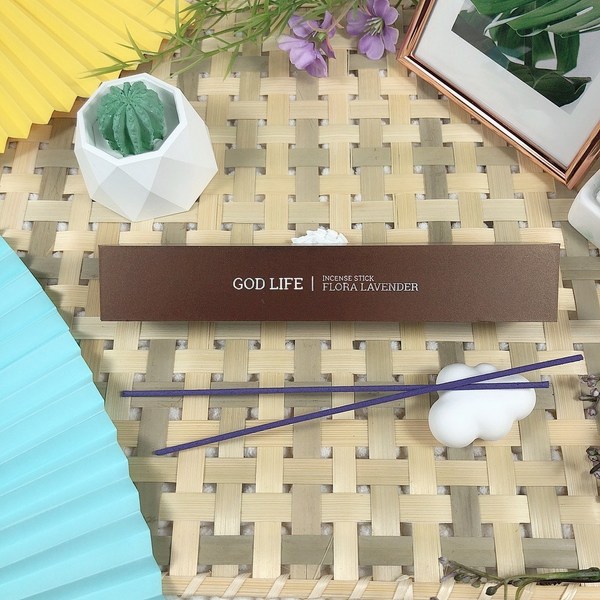 갓라이프 아로마 향 디퓨저 인센스 스틱 신혼부부 집들이 선물, 플로라 라벤더