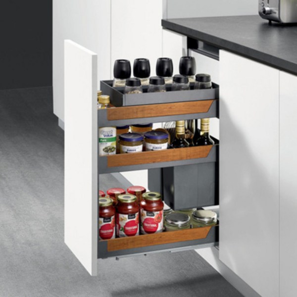 누오미 다용도 인출식 주방 부엌 수납장 팬트리 300용, 상세페이지 참조