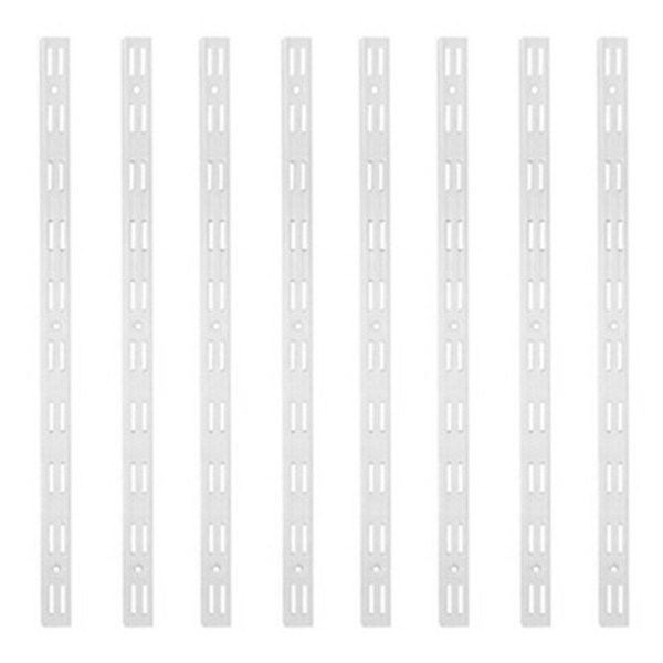 아이베란다 찬넬 철선반 앵글 벽 수납, 01.찬넬기둥 500mm, 8개, 화이트