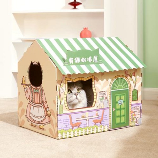 고양이 강아지 숨숨집 스크래처 하우스
