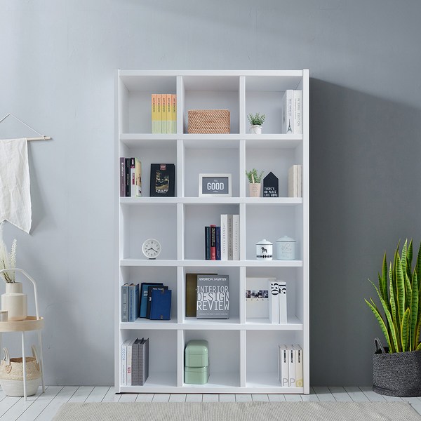 동서가구 피츠 댄디 1200 5단 A형 오픈책장, 화이트