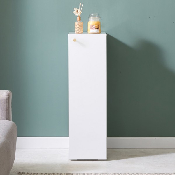  리프리홈 터닝 250 틈새 수납장 800, 화이트 