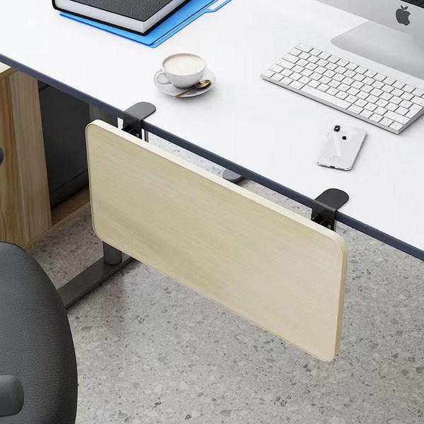  티지피 책상 연장 선반 책상확장 키보드트레이 데스크 확장선반 책상 연장 팔걸이 접이식 테이블 손목 받침대 좁은책상 연장 테이블 공간 넓히기 프린터 선반, 베이지 