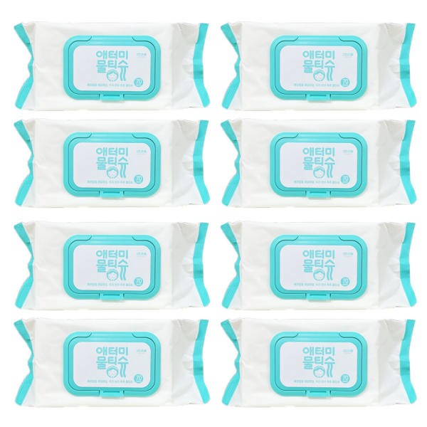 애터미 애터미 물티슈70매(8팩 1박스), 8개, 70개입