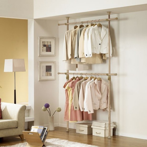 왕자행거 왕자 프리미엄우드2단행거_517, 단일옵션