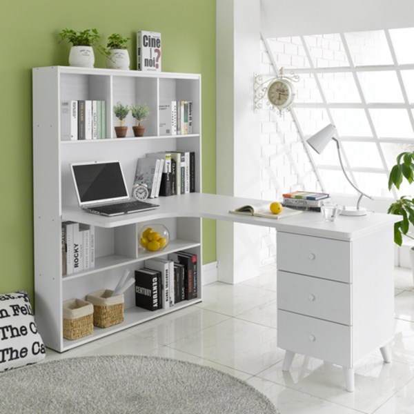 퍼닉에스엠 프렌즈 서랍형책상세트, 화이트