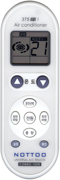 NOTTOO 에어컨 통합 리모컨 COMBO-100N, 1개