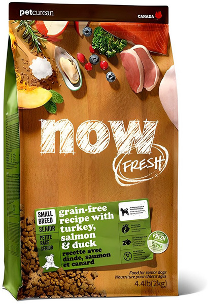 now 시니어 강아지 스몰브리드 건식사료, 칠면조, 2kg, 1개