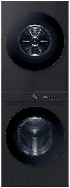 삼성전자 비스포크 그랑데 AI 원바디 Top Fit 세탁기 + 건조기 WF2117HCVVC 21kg + 17kg 방문설치, 블랙캐비어