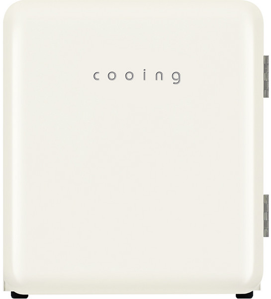 쿠잉전자 무소음 미니 냉장고 26L REF-N30, 크림, REF-N30C