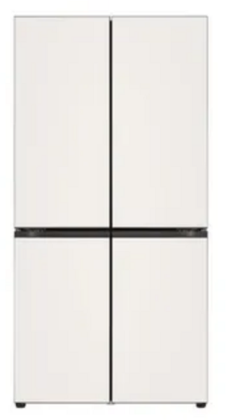 LG전자 디오스 오브제컬렉션 더블매직스페이스 냉장고 M876GBB232 871L 오브제컬렉션 베이지 / W