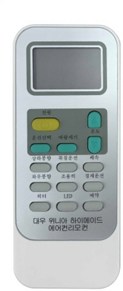 대우 위니아 하이메이드 에어컨 호환리모컨, 에어컨리모컨 단품, 1개