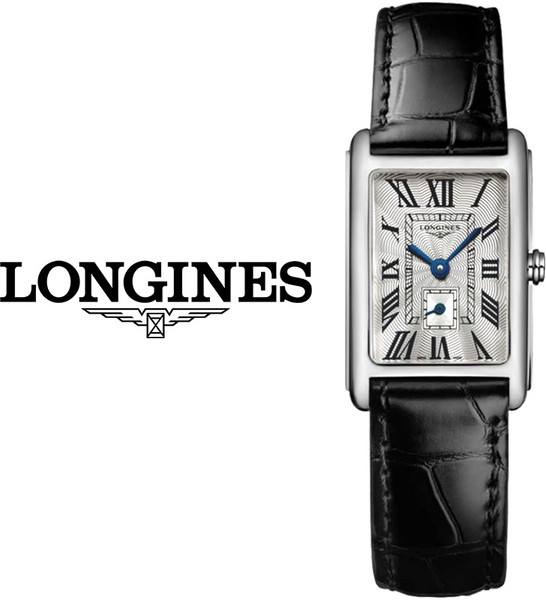 론진 돌체비타 여자 가죽 쿼츠 손목시계 L5.255.4.71.0