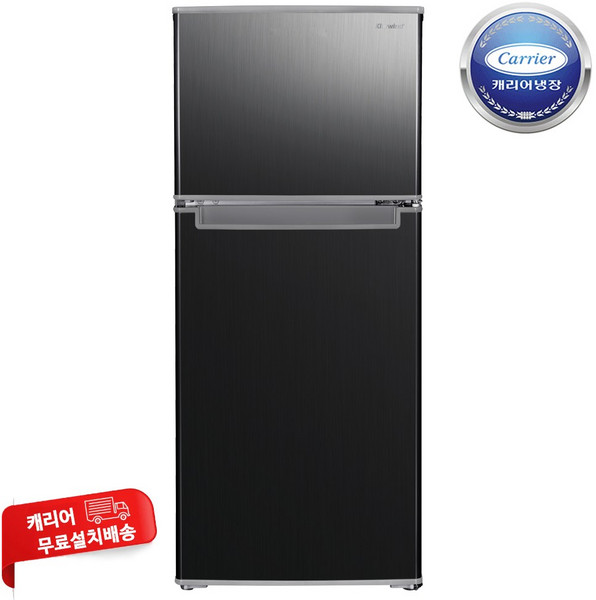 캐리어 클라윈드 소형 냉장고 CRFTD155BDE 155L 방문설치, CRF-TD155BDE