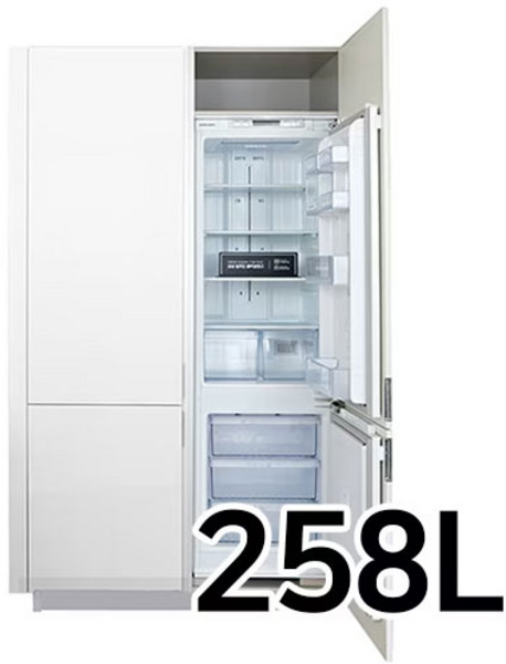 [삼성전자] RL2640YBBEC 일반냉장고 2도어 258L 빌트인 상냉장하냉동 5등급 폐가전수거, 우측경첩(RL2640YBBEC)