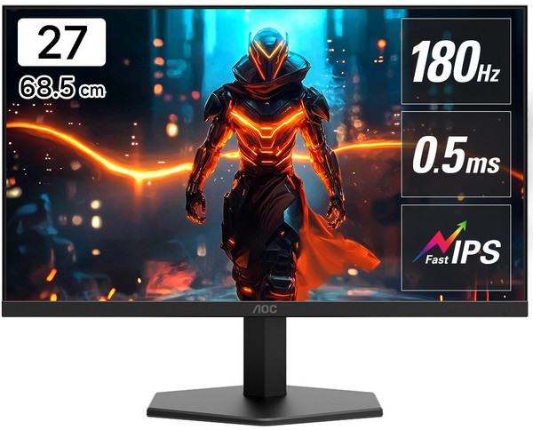 알파스캔 AOC Q27G11 게이밍 QHD 180 FAST IPS HDR 무결점 모니터, 68.5cm