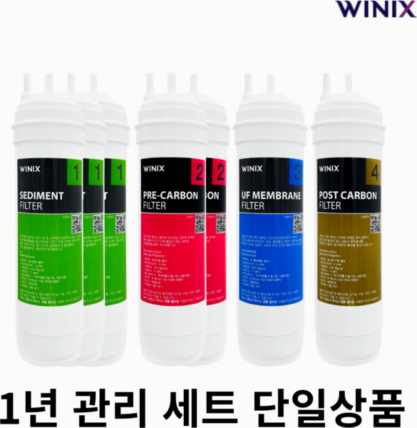 PQ-1000S 필터 위닉스 정수기 정품 세트, 위닉스 1년관리 세트 (3+2+1+1)