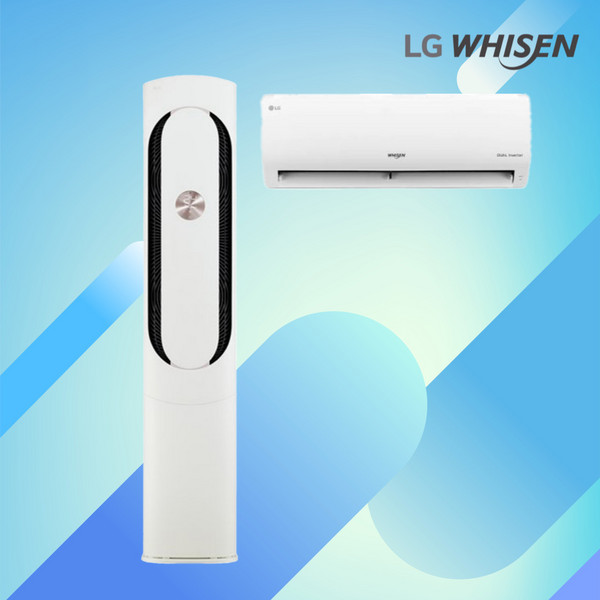 사이컴퍼니 LG 엘지 휘센 스탠드 에어컨 투인원에어컨 2in1에어컨 17평 19평 인버터 가정용 수도권 설치 빠른 설치 단독특가상품, 일반배관형, 엘지 투인원 18평(스탠드+벽걸이)