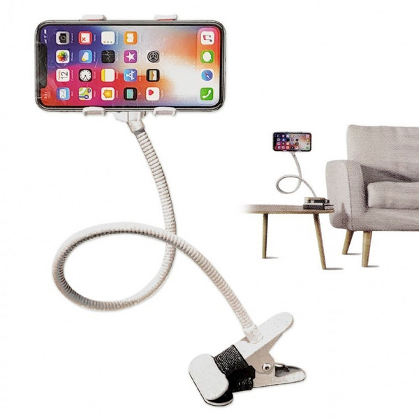 로제트 프리암 스마트폰 브라켓 RX-5410 자바라 거치, 흰색, 1개