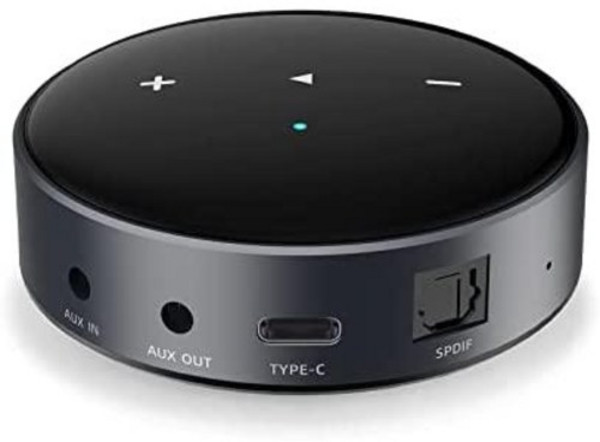 WiiM Mini AirPlay2 무선 오디오 스트리머 멀티룸 스테레오 프리앰프 Alexa 및 Siri 음성 도우미와 함