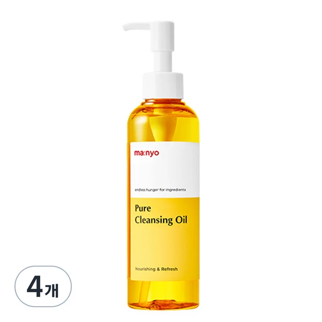 마녀공장 퓨어 클렌징 오일, 200ml, 4개