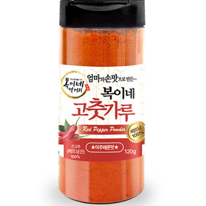 복이네먹거리 베트남 고춧가루 소스용 아주매운맛, 120g, 1개