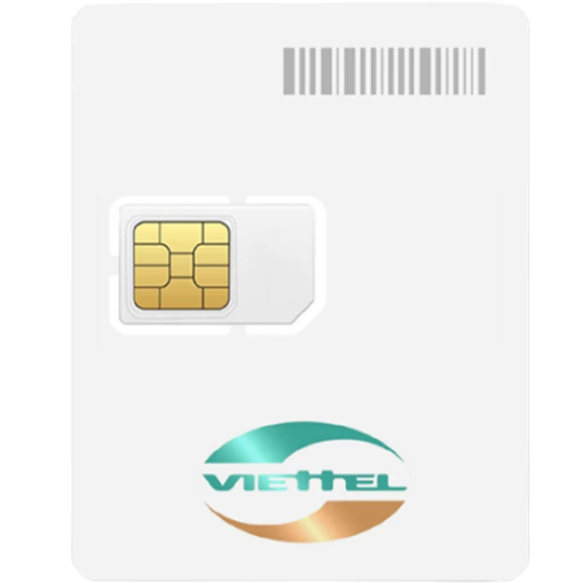 베트남 비엣텔 유심칩, 5일, LTE 총 5GB 소진시 256Kbps 저속 무제한, 1개