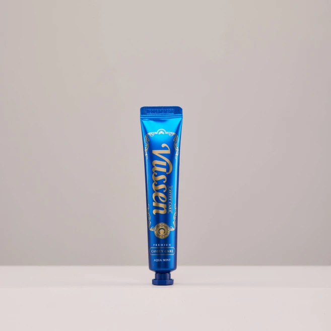 오스템 여행 휴대용 양치키트 뷰센 C 충치케어 치약 40g + 칫솔 세트, 1세트